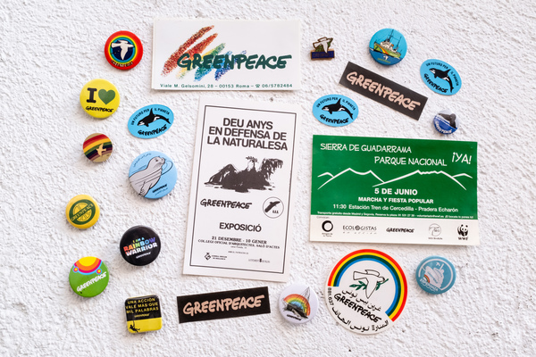 Materiales de campaña de Greenpeace